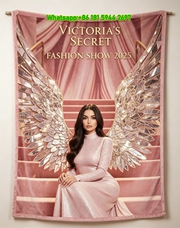 Victoria's Secret 2025 Fashion Show Flannel Fleece Throw Blanket V146